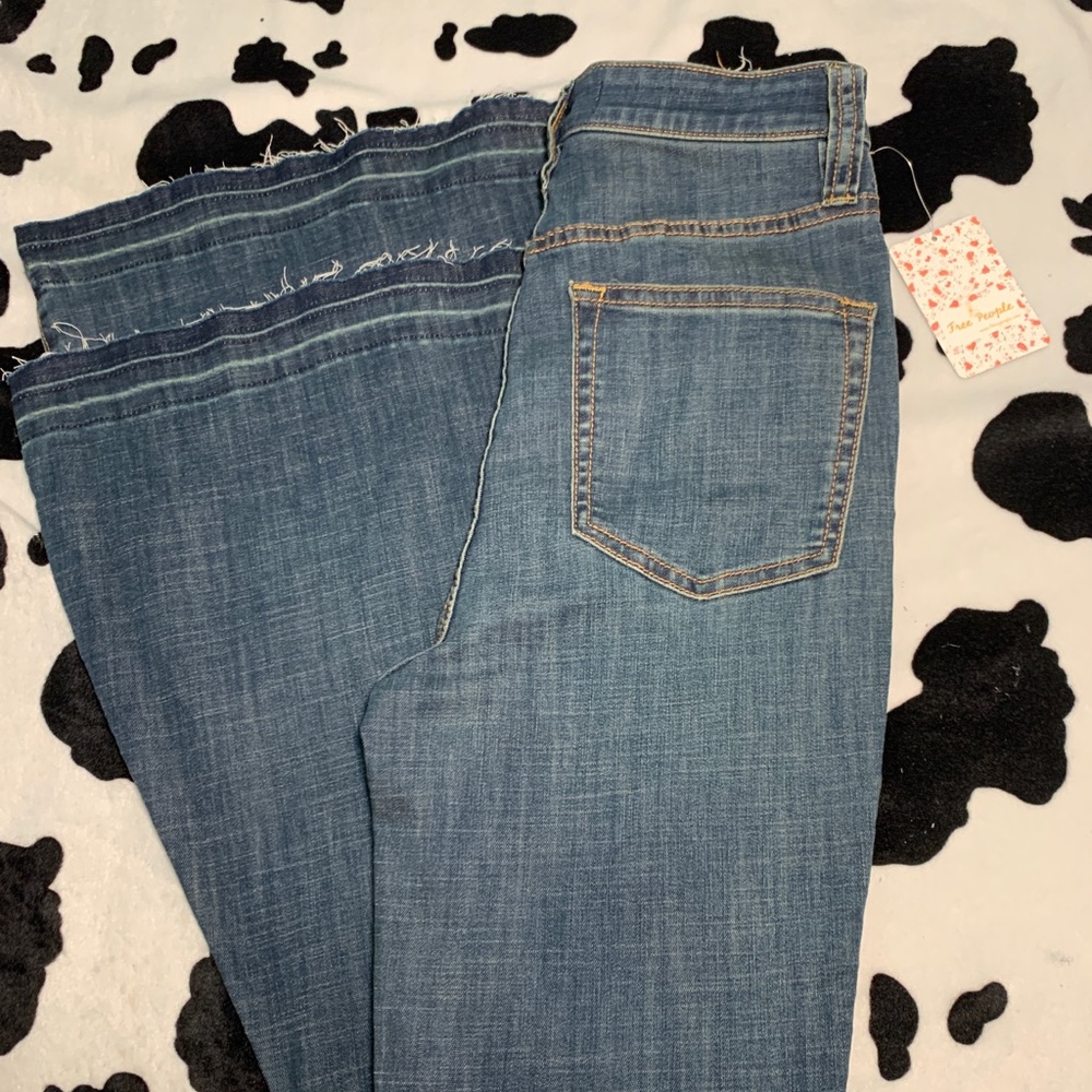 Womens Free People Flare Jeans
